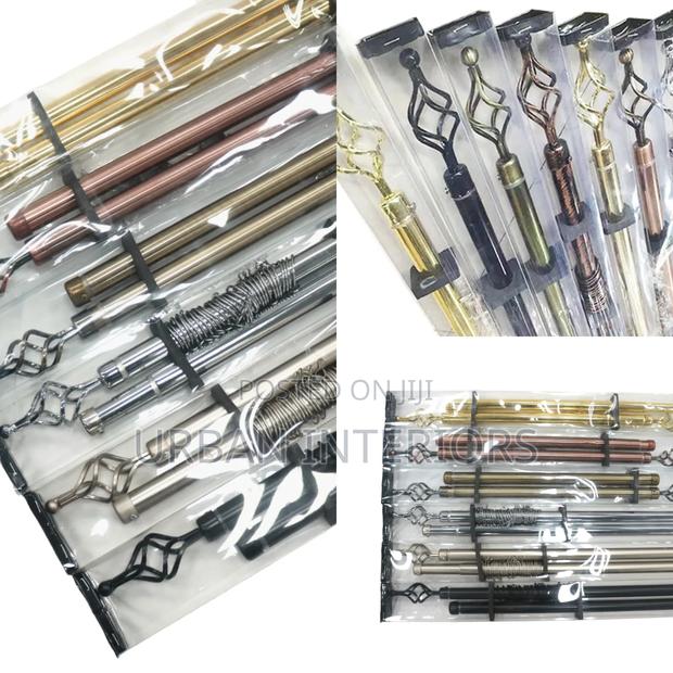 Strong Metallic Curtain Rods Strong Metallic Rods - main view