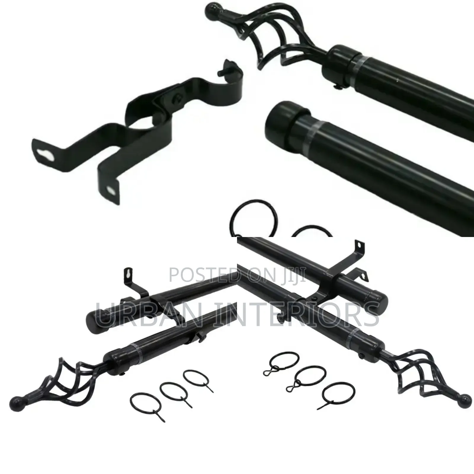 Black Curtain Rods Black Curtain Rods for Classy He Finishes