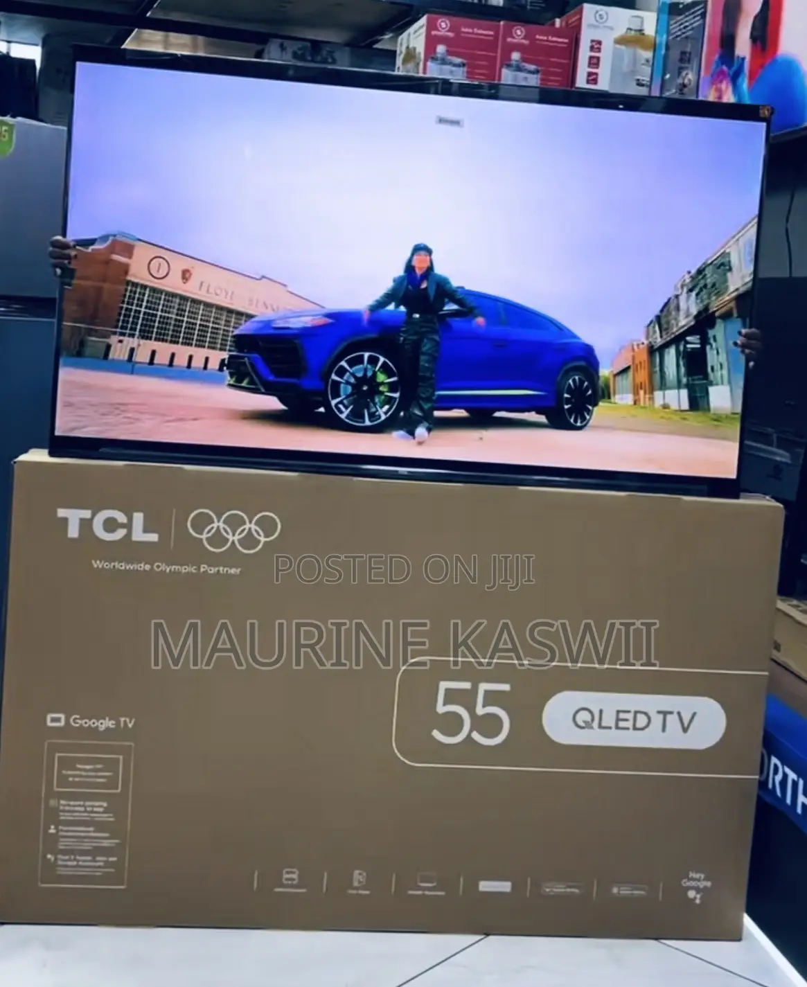 TCL 55”Qled HDR Frameless Tv -55t6d(2026)