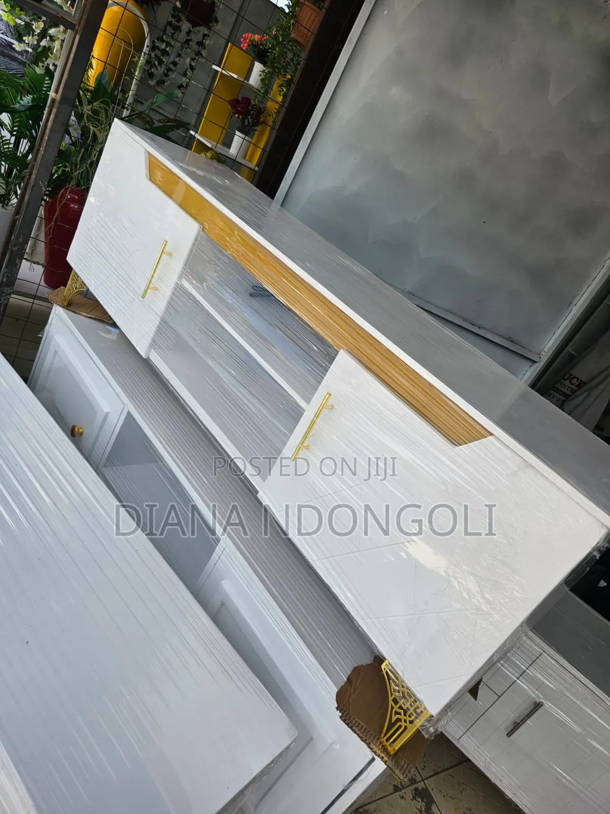 *Modern Tv Stand With Led Lights Available*