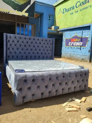 5x6+Mattress Harsh Gray Bed King