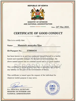Manaseh Munyaka Njue