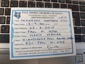 Manaseh Munyaka Njue