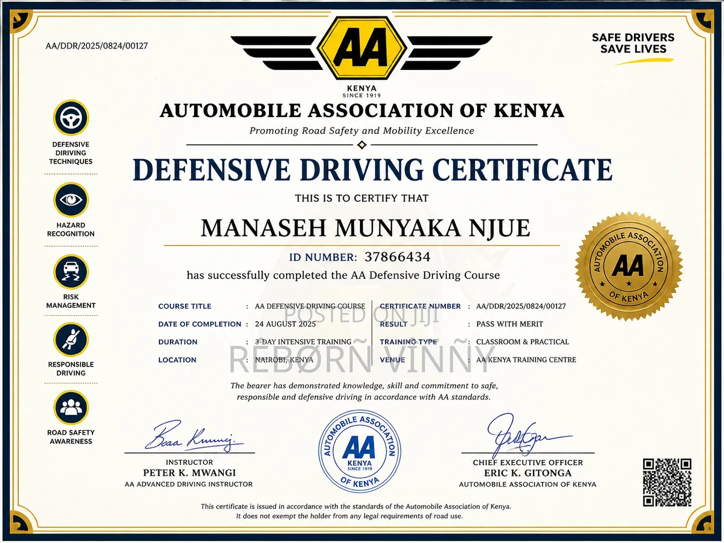 Manaseh Munyaka Njue