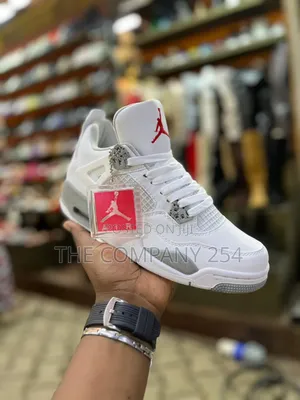 Quality Casual Leather Jordan 4 Unisex Sneakers Shoes Size 38_45