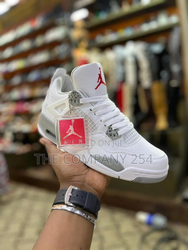 Quality Casual Leather Jordan 4 Unisex Sneakers Shoes Size 38_45