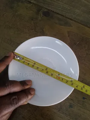 6pc Saucer Plate / Glass Saucer Plate 14cm