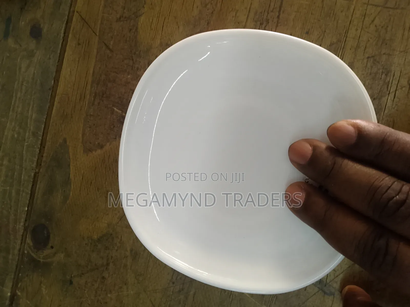 6pc Saucer Plate / Glass Saucer Plate 14cm