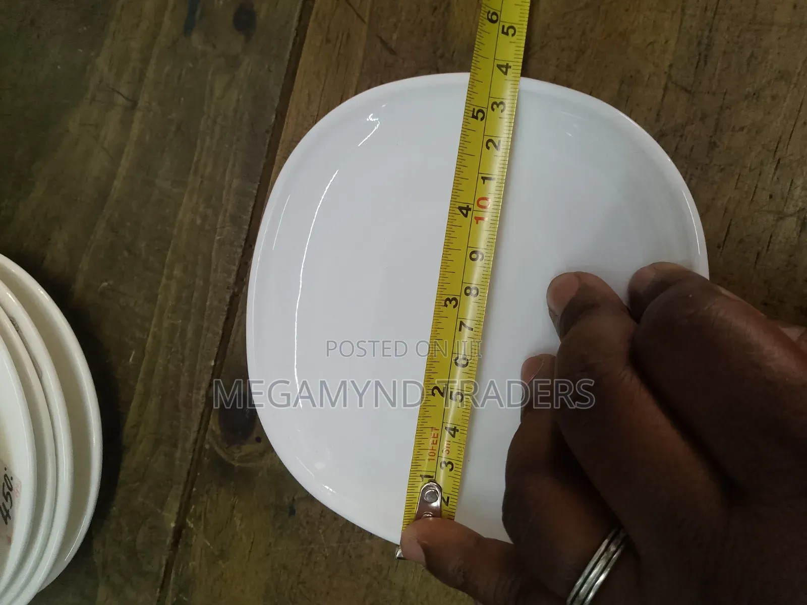 6pc Saucer Plate / Glass Saucer Plate 14cm