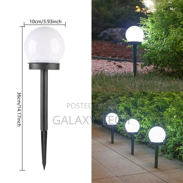 3pcs Waterproof Led Ball Light Lamp(Solar Powered) - thumbnail 3