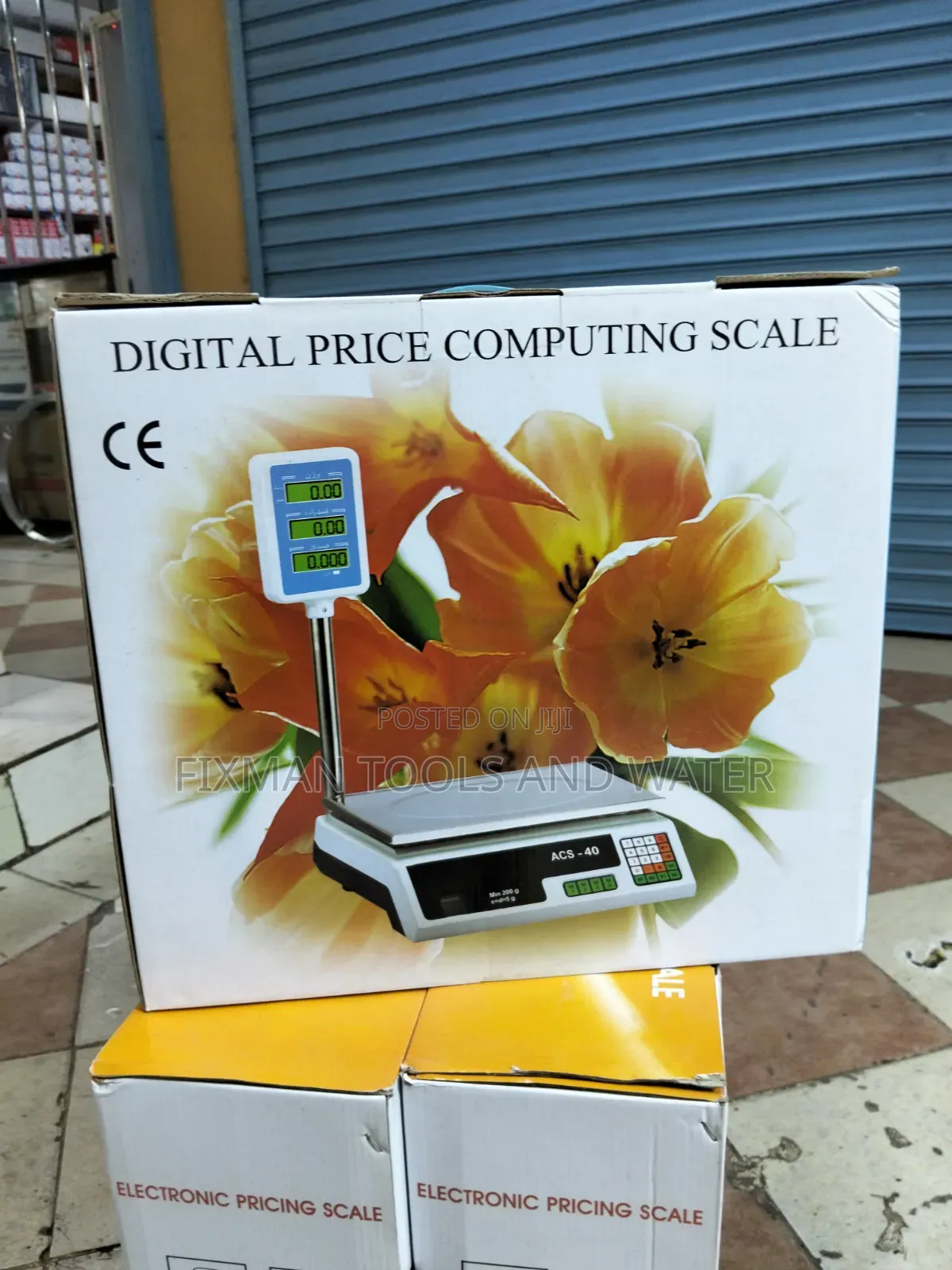 New Weigh Scale Acs 40 Kg With Battery and Charger