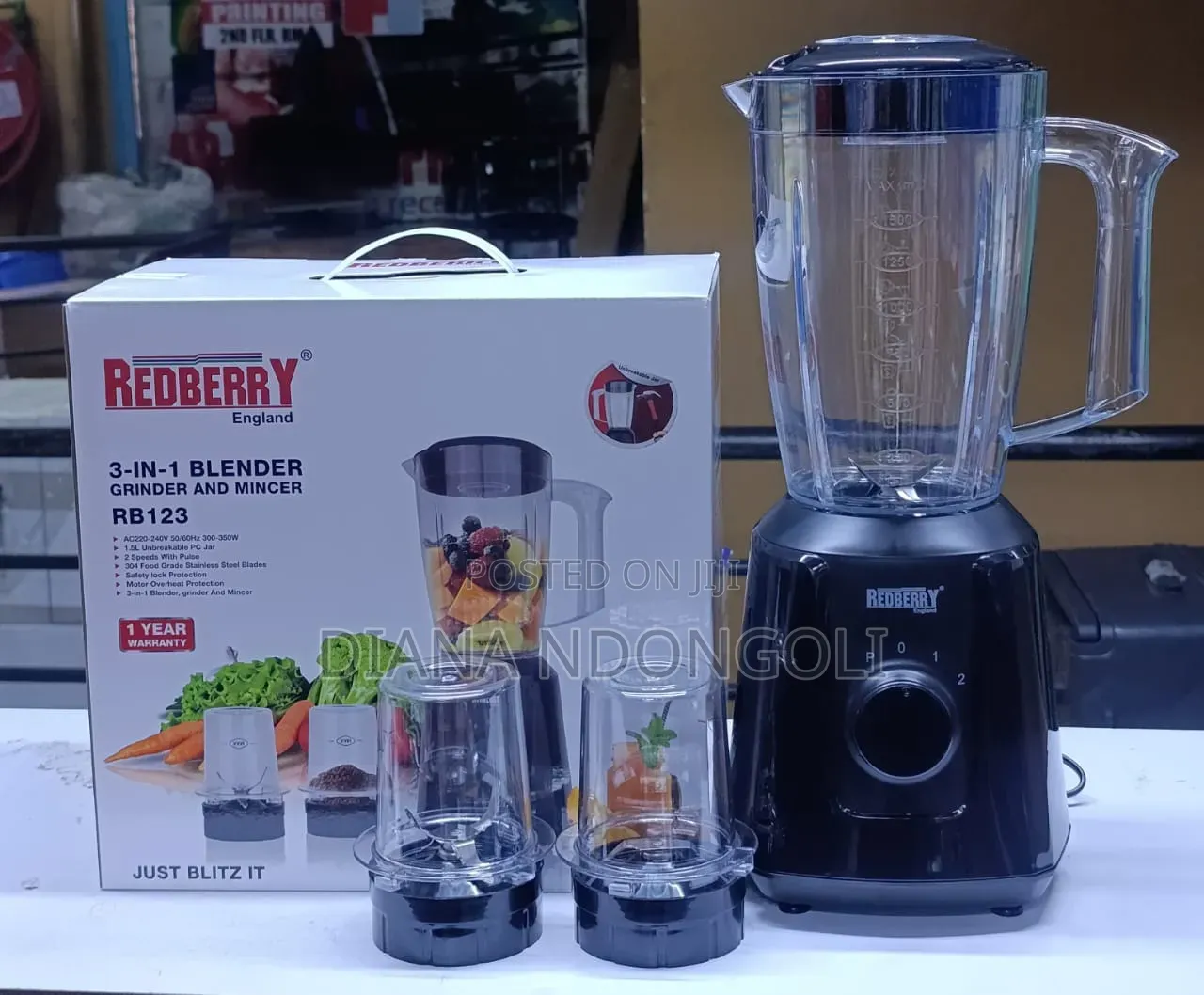 OfferOffer
*Redberry 3 in 1 Blender Rb 123*
