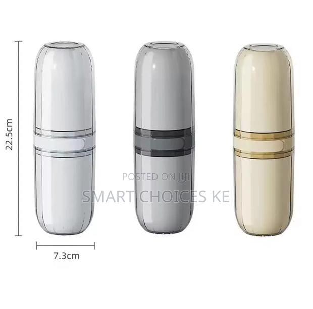 Bigger Portable Travel Toothbrush Holder With 4 Cups - thumbnail 4