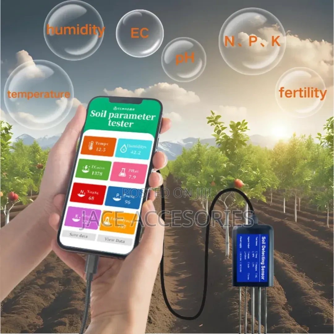 New 8 in 1 Real Time Soil Tester Npk,Fertility