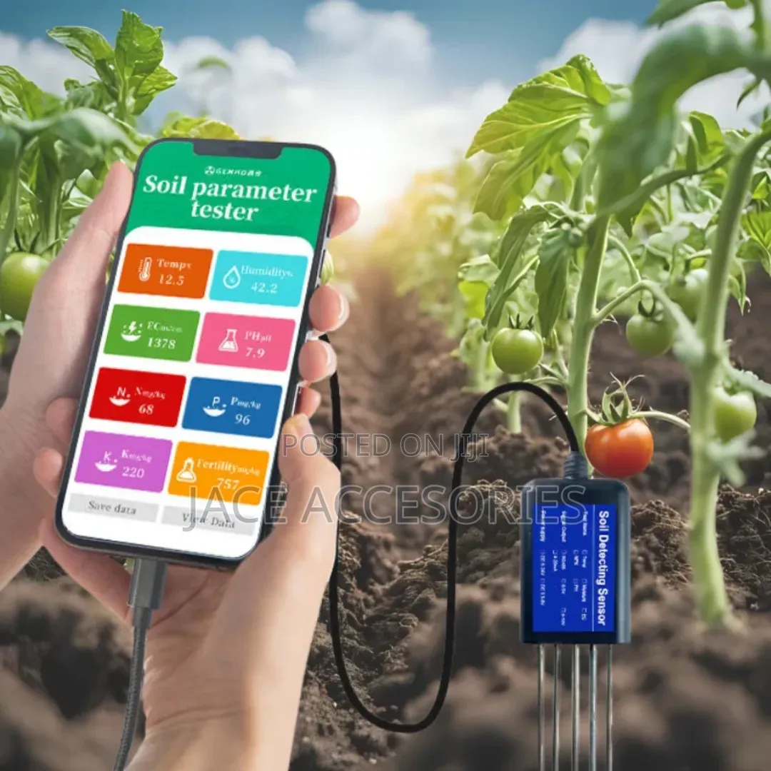 New 8 in 1 Real Time Soil Tester Npk,Fertility
