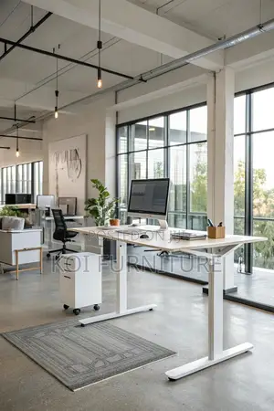 Office Desk; 1.2 Meters Electric Adjustabe Flexo Desk