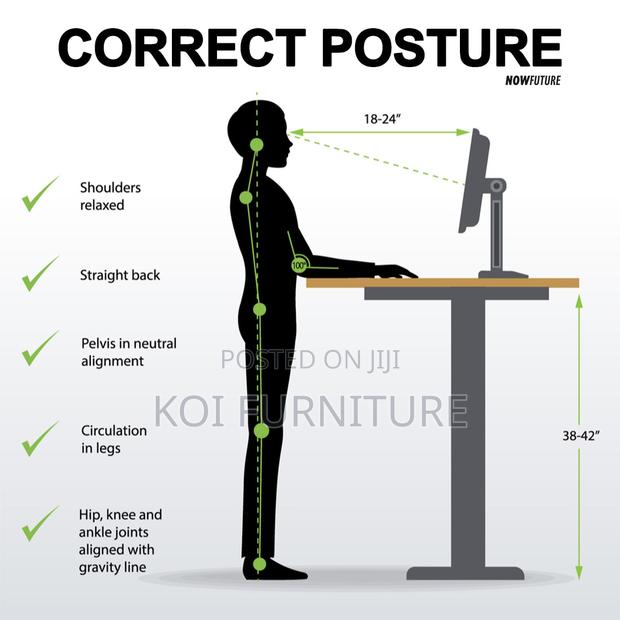 Office Desk; 1.2 Meters Electric Adjustabe Flexo Desk - thumbnail 3