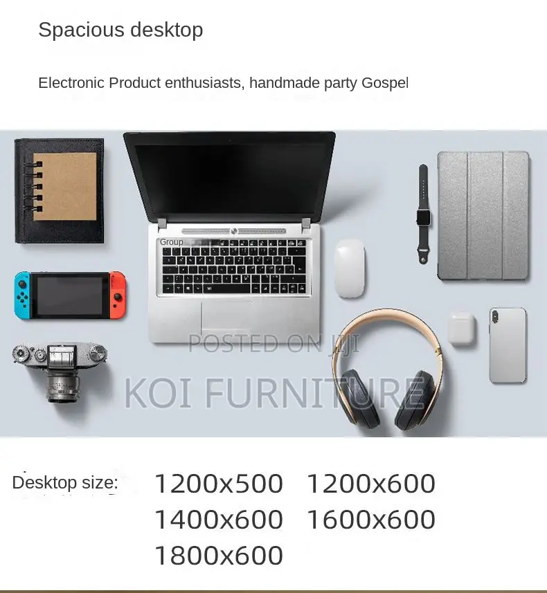Office Desk; 1.2 Meters Electric Adjustabe Flexo Desk