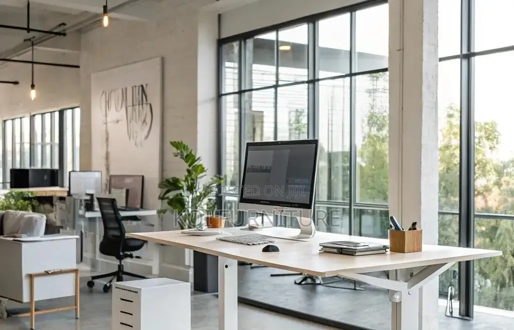 Office Desk; 1.2 Meters Electric Adjustabe Flexo Desk
