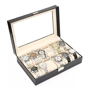 12 Slots Watch Organizer/Storage Box
 Vintage Watch Box
