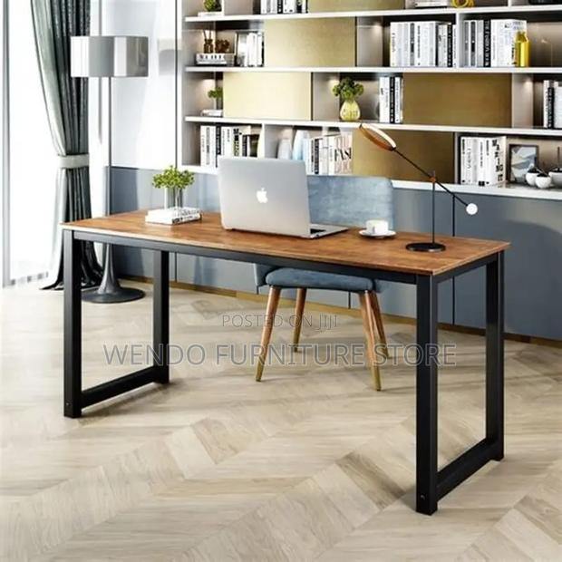 Office Table; 1.2/ 1.4 Meters Wooden Top Computer Desk
