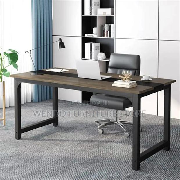 Office Table; 1.2/ 1.4 Meters Wooden Top Computer Desk - thumbnail 9