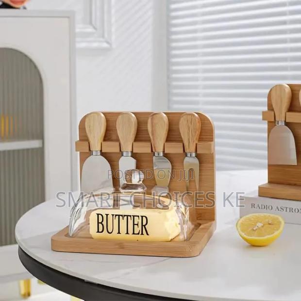 Glass Butter Dish Set