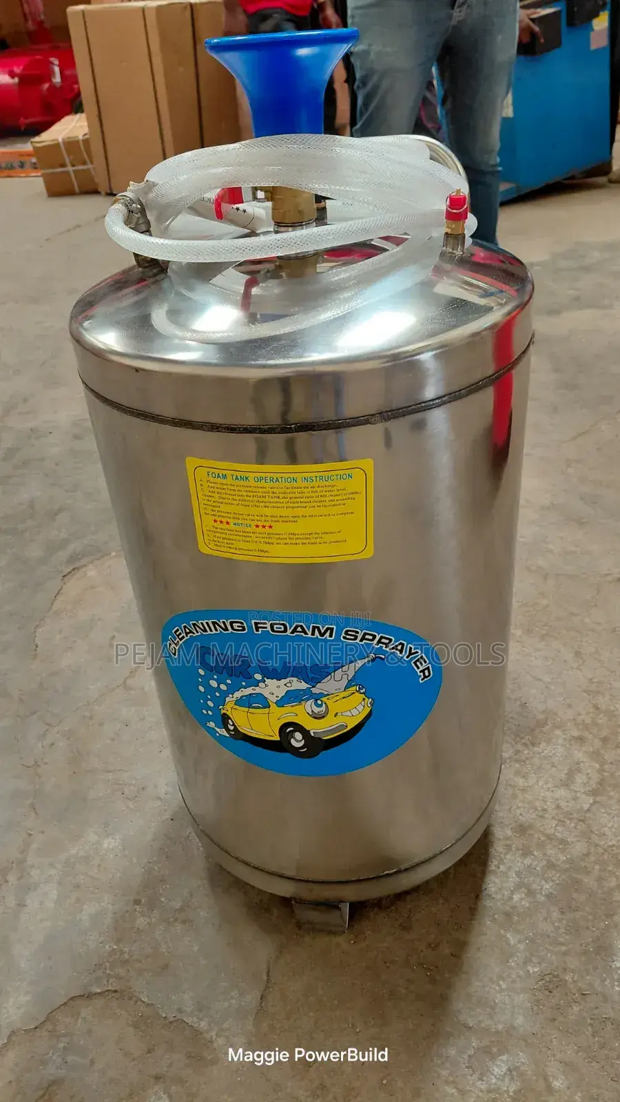 80l Stainless Steel Foam Dispenser Machine/Foam Spraying Machine