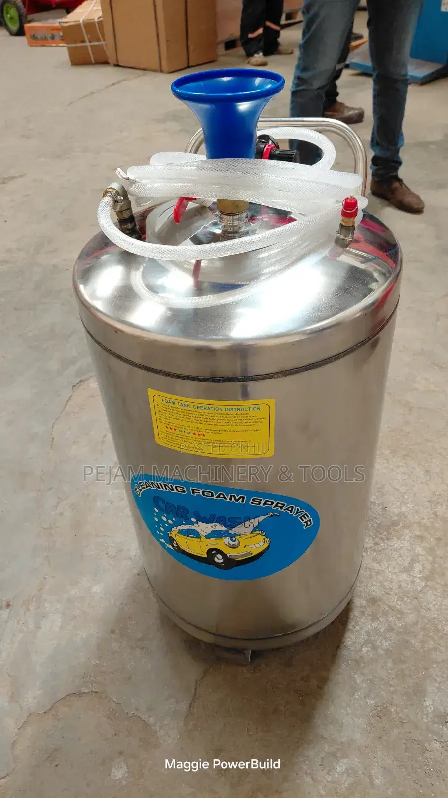 80l Stainless Steel Foam Dispenser Machine/Foam Spraying Machine