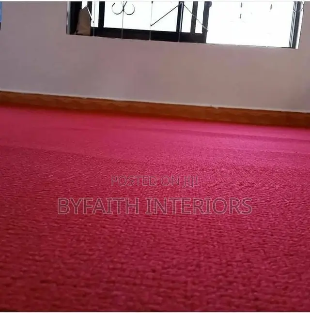 Red Wall to Wall Home Carpets