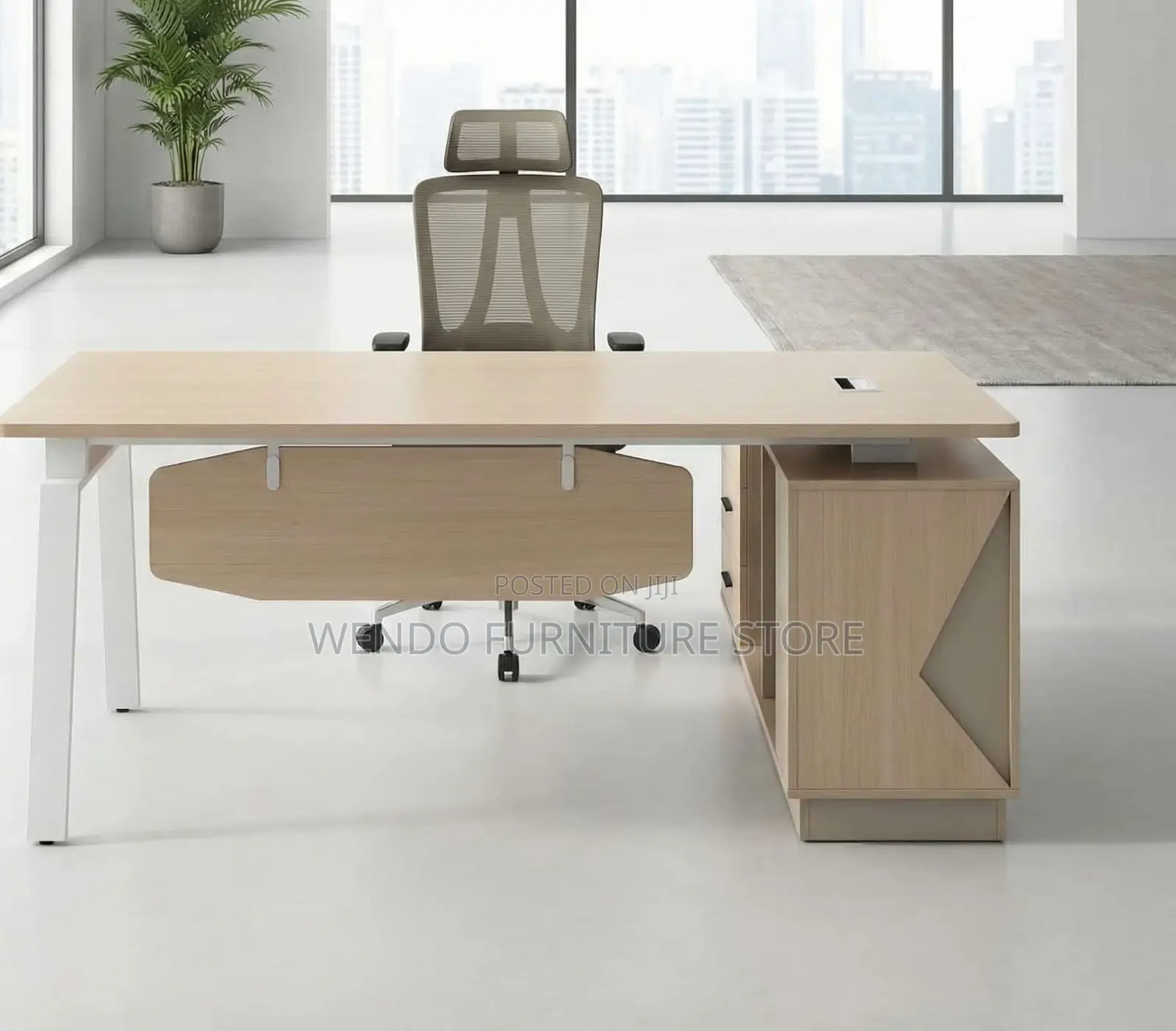 Office Desk; 1.8 Meters Executive Desks With L Return Shape
