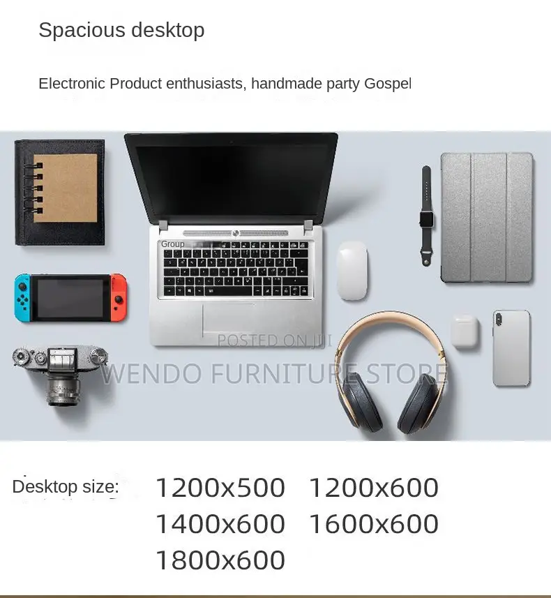 Office Desk; 1.8 Meters Electric Ergonomic Adjustable Home Gamers Desk