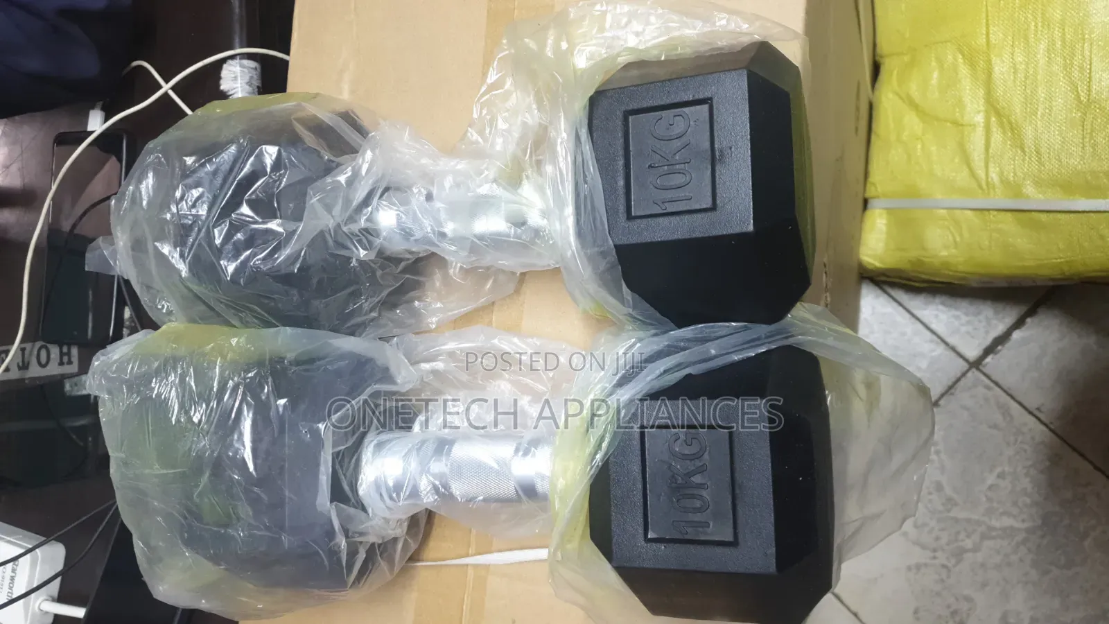 Hexagonal Dumbbell 10kg Pair