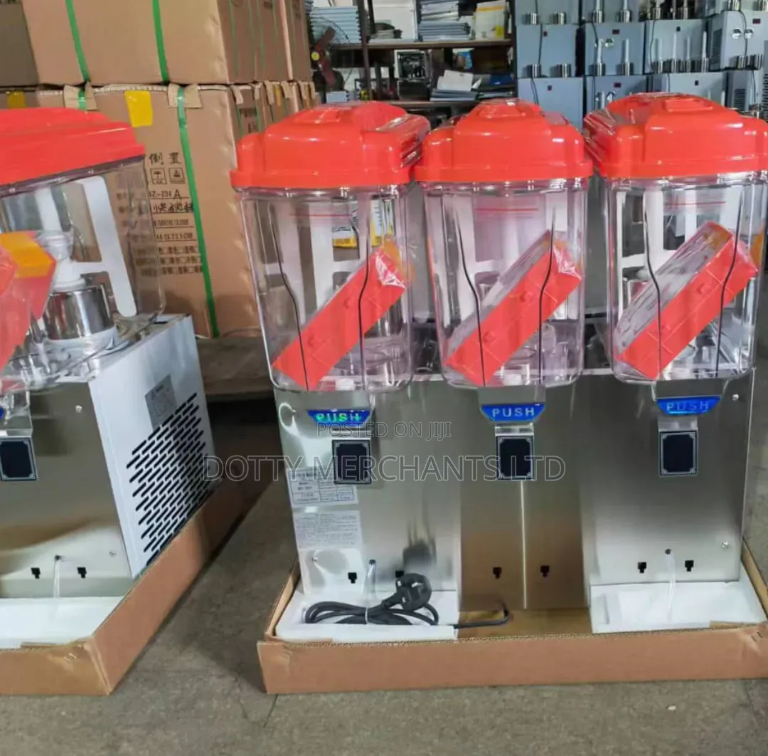 3-Slot Juice Dispenser Commercial Dispenser