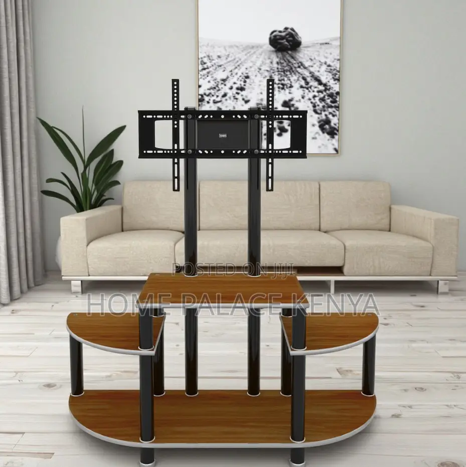 Tv Cabinet: Wooden Panel Tv Unit With Bracket for 32 to 70 Inch