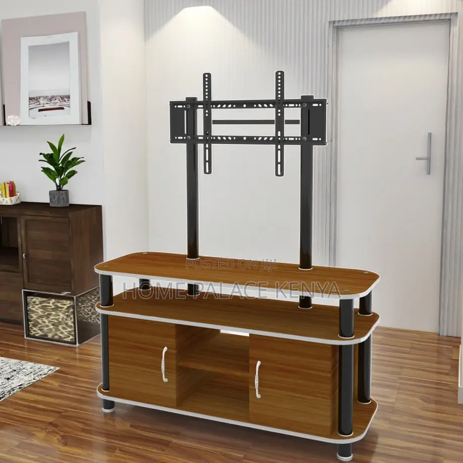 Tv Cabinet: Wooden Panel Tv Unit With Bracket for 32 to 70 Inch