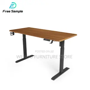 Office Desk; 1.4 Meters Electric Desk With Sit Stand Height