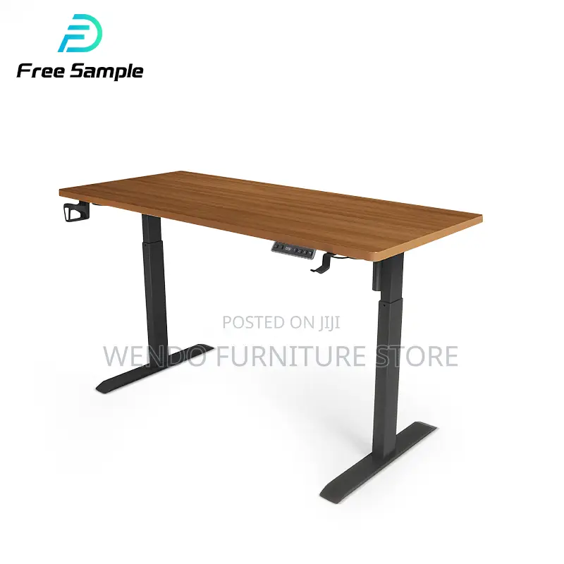 Office Desk; 1.4 Meters Electric Desk With Sit Stand Height