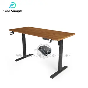 Office Desk; 1.4 Meters Electric Desk With Sit Stand Height