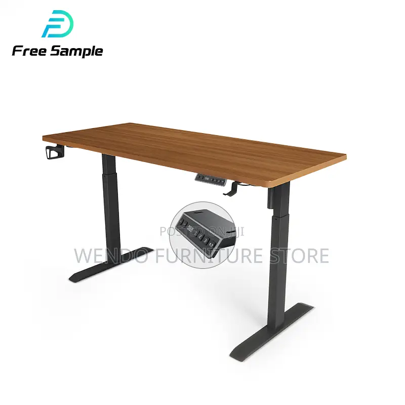 Office Desk; 1.4 Meters Electric Desk With Sit Stand Height
