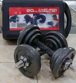 20kg Chrome Dumbell Set
