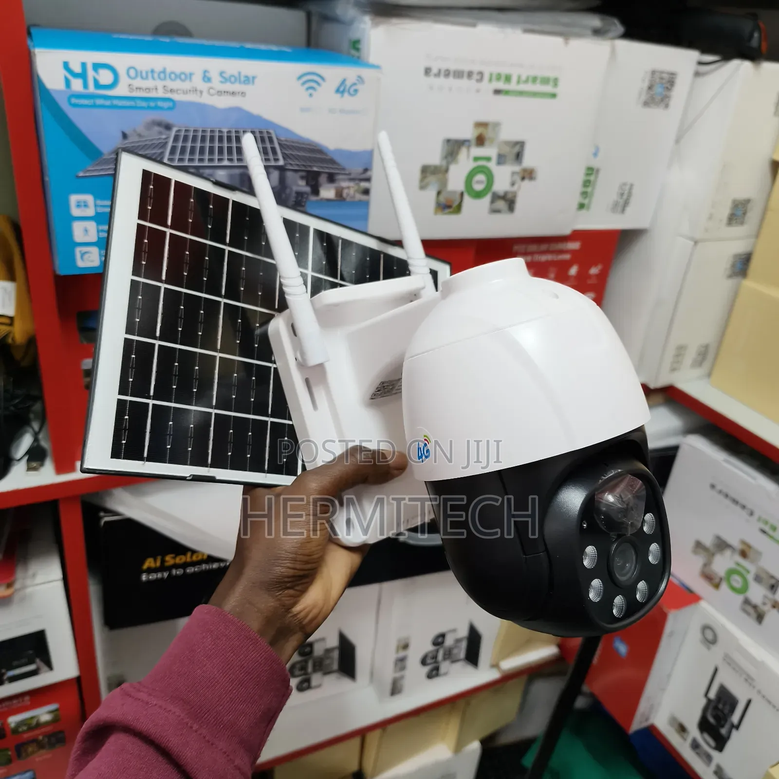 Single Lens 4g Surveillance CCTV Camera for Outdoor Activities