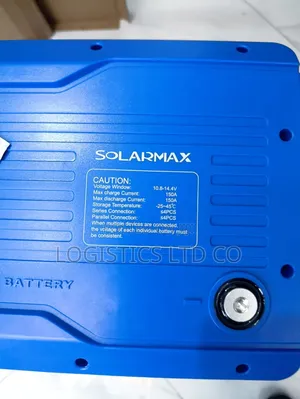 Lithium Battery 300 Ah 12.8 v Solarmax Model