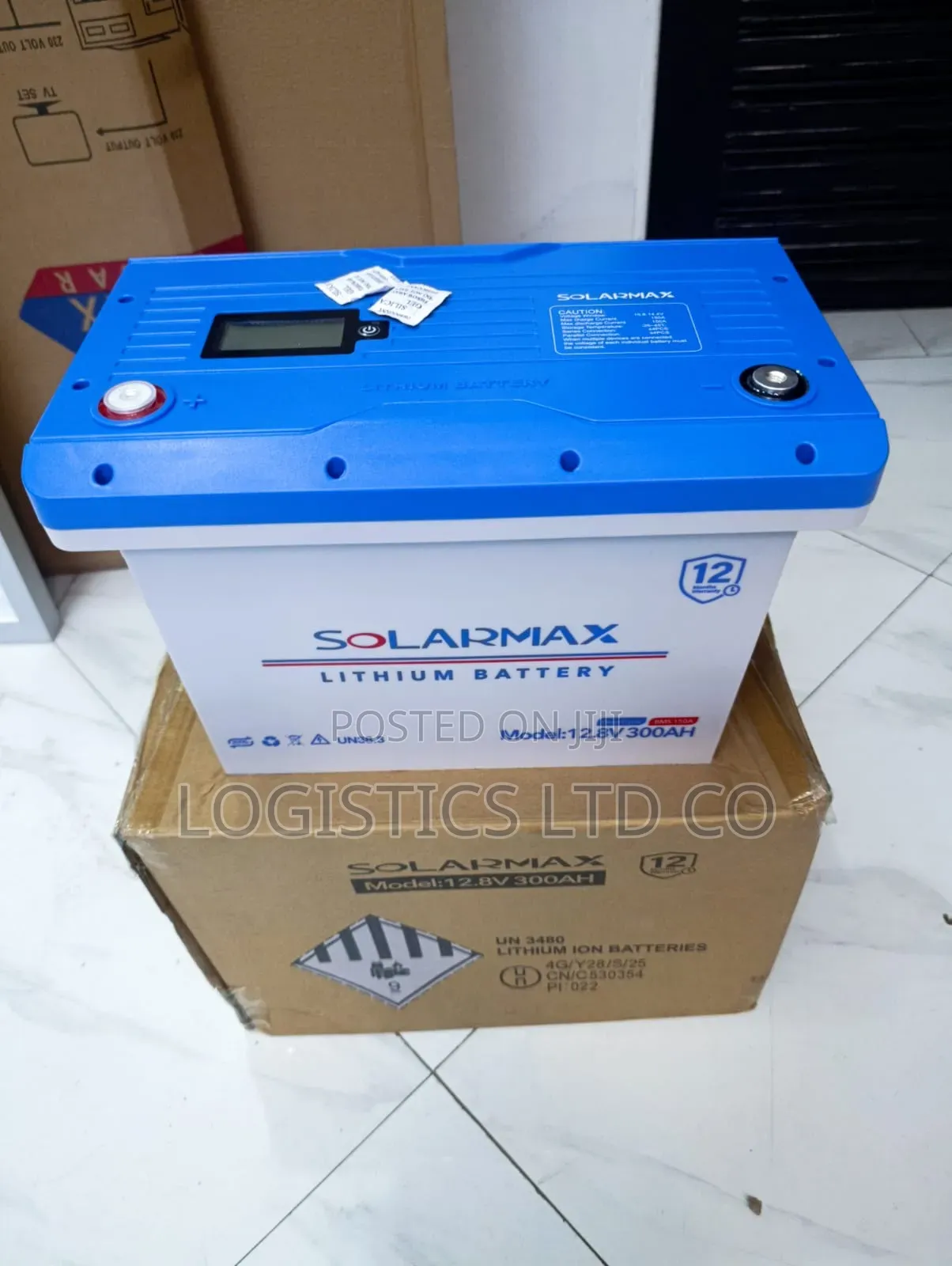 Lithium Battery 300 Ah 12.8 v Solarmax Model
