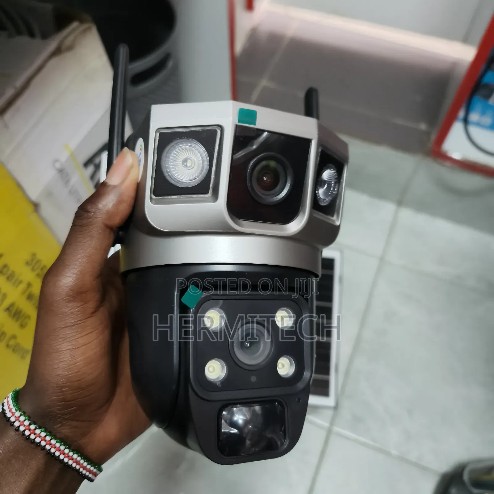 Dual Lens 4g Solar Powered PTZ Cameras for Security Purposes