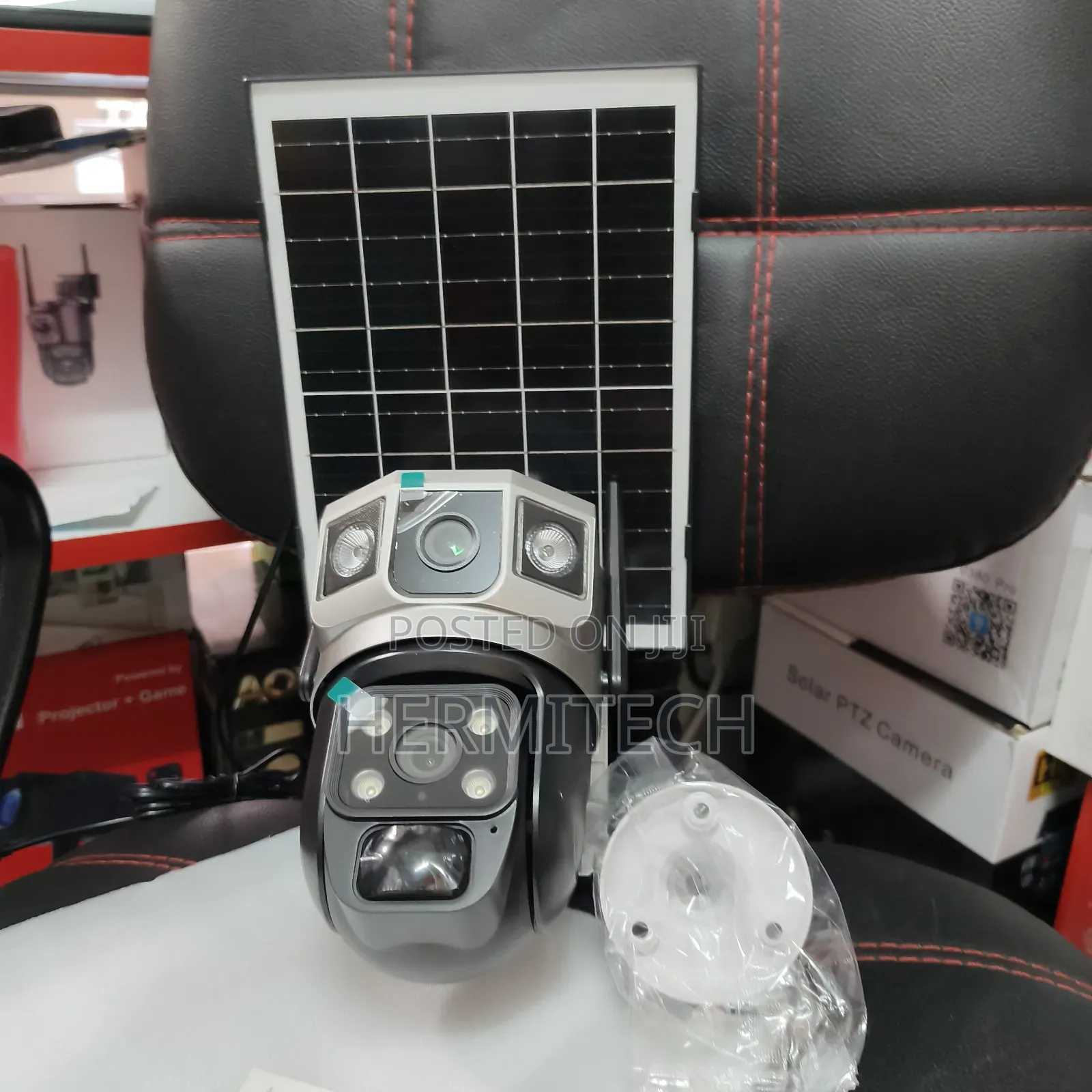 Dual-Lenses 4g Solar Powered CCTV Cameras