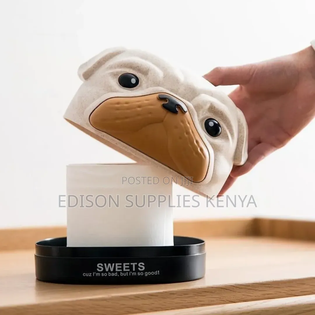 Tissue Dispenser Toilet Paper Holder Dog Cartoon Serviette Dispenser