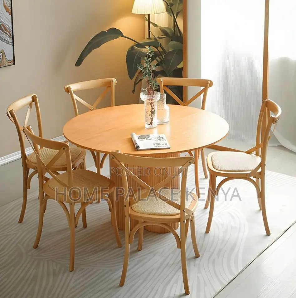 Event Chair: Solid Wooden Cross Back Chair