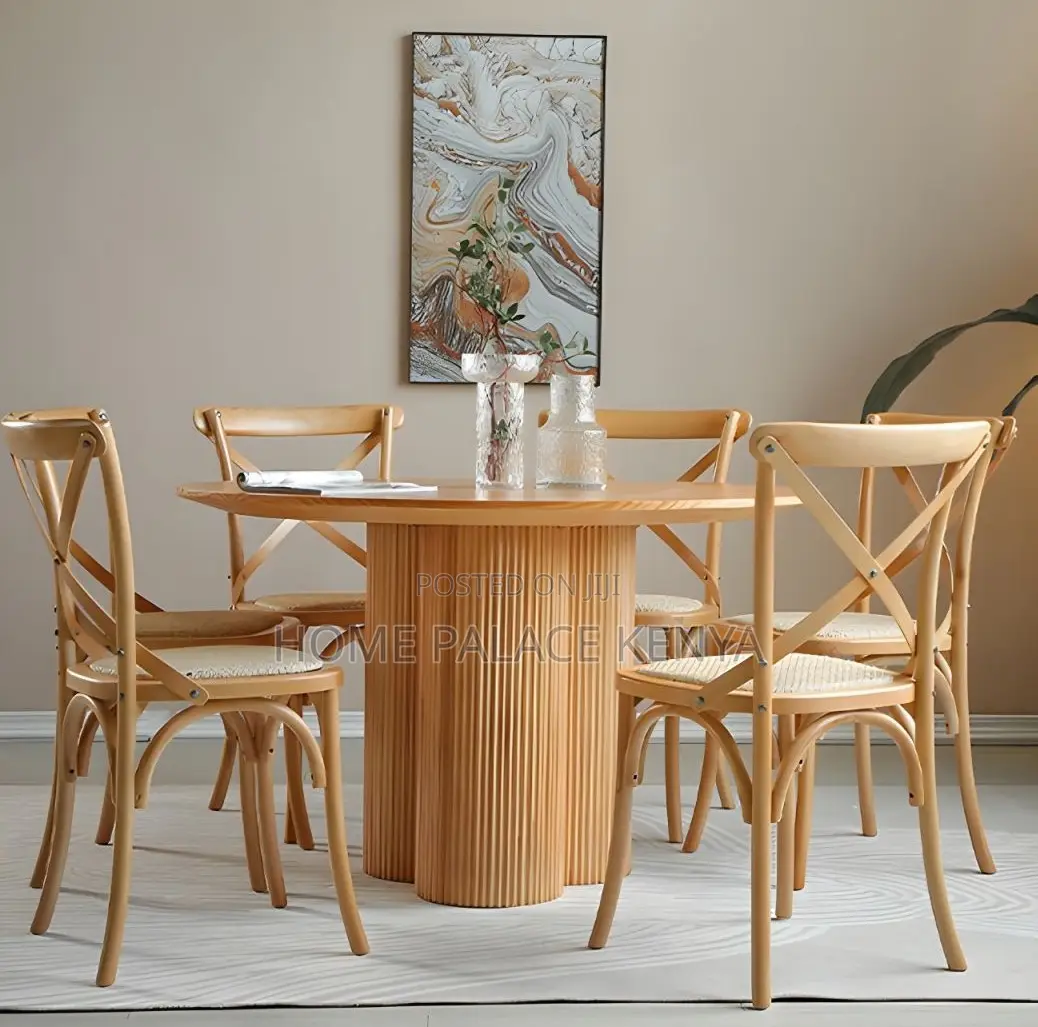 Event Chair: Solid Wooden Cross Back Chair