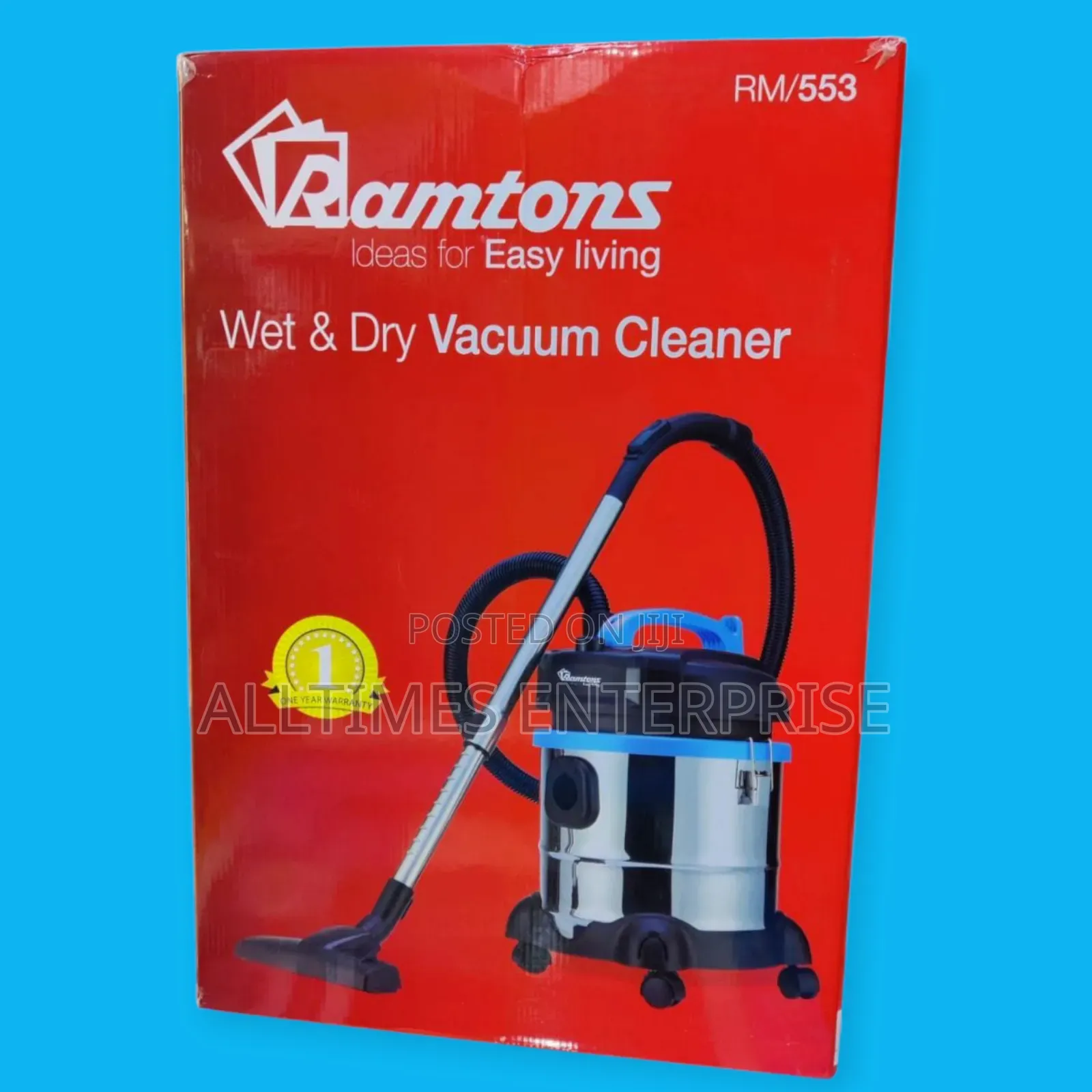 Ramtons 21litres Wet and Dry Vacuum Cleaner